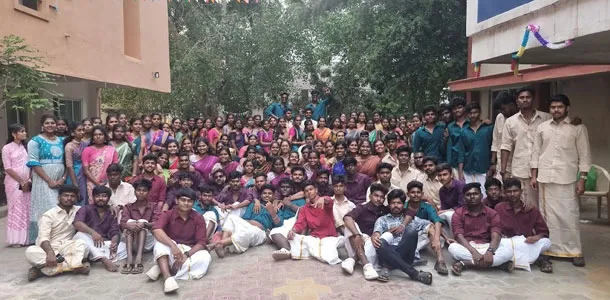 	Students following academic guidelines at Cheran College of Physiotherapy